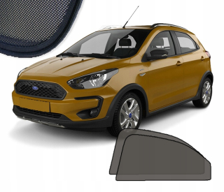 Slnečná clona do auta - Ford Ka+ Ford Ka 3 Dedičné záclony (2016-2020)