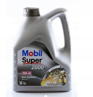Prívesok+mobilový olej super 2000 x1 4 l 10w-40 wow