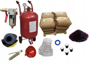Pieskovačka - Mirex Mirosław Gronert Piabkarka 38L Abrasive 300 kg