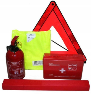 Autolekárnička -  Kit Kit Kit Kitchen Hasiaci prístroj trojuholník