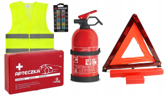 Autolekárnička -  Auto set trojuholníka Apteczka