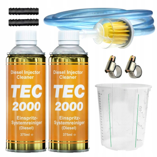 TEC-20000 Diesel Cleaner Set Injekcia vstrekovanie