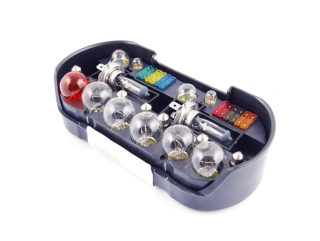 Žiarovky - Sada náhradných žiaroviek 2x H7 12V 55W + 30 prvkov