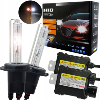 Žiarovky - Sada žiaroviek prevodníkov 12 V LED xenón H7 silný