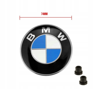 EMBLLEM EMBLEM MASKA Zadná chlopňa BMW Carbon E46 74 mm