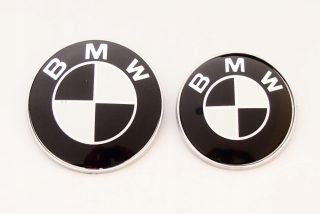 Logo známky EMBLAPSE 82 mm 74 mm BMW 3 E46 E90 KPL