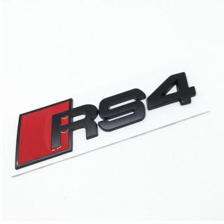 Logo Emplapse Logo Audi RS4 Black Mat