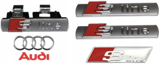 Známka loga Emplapse v audi s-line grilu