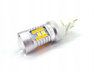 Žiarovky - W16W LED žiarovka T15 12-24V CANBUS ORANGE