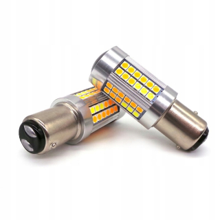 Žiarovky - Žiarovky P21W 1156 BA15S CANBUS 144 LED červené