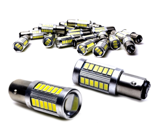 Žiarovky - LED BAY15D P21W/5W 1157 Dvojčatá 12-24V