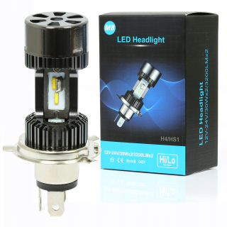 Žiarovky - LED žiarovka H4 HS1 M8 Motocyklový skúter 30W 3200 lm