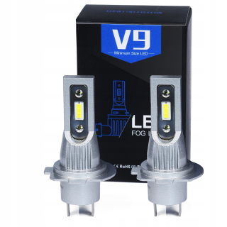 Žiarovky - LED žiarovka H7 MINI V9 12V 24V Auto Moto 4000LM