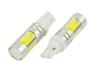 Žiarovky - LED žiarovka W5W W16W 5X COB možná 7,5 W 400 lm