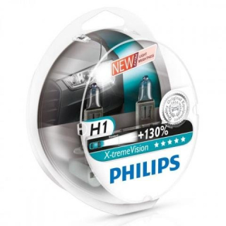 Žiarovky - Philips X-Treme H1 55W +130% 2 kusy