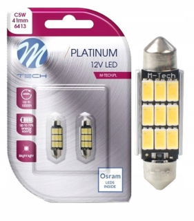 Žiarovky - Žiarovka dióda C5W C10W 41 mm Osram LED tepla biela