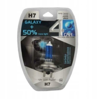 Žiarovky - H7 12V Blue-Galaxy+50% 4-karbónová žiarovka