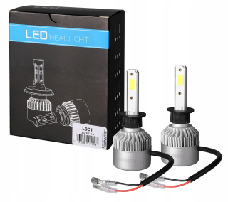 Žiarovky - H1 LED žiarovky sada 12/24V 6500K 80W CANBUS