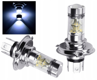 Žiarovky - H4 20X LED CREE 100W 8000LM XENON WHITE BIELA