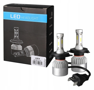 Žiarovky - H4 LED žiarovky sada 12/24V 6500K 80W CANBUS