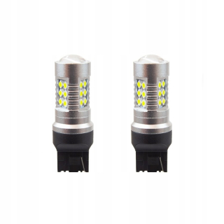 Žiarovky - W16W LED T15 12V-24V 19W Canbus B. Mocna White