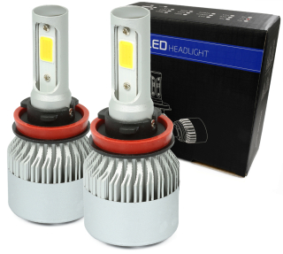 Žiarovky - LED žiarovky H11 S2 72W COB Strong set 16000 lm