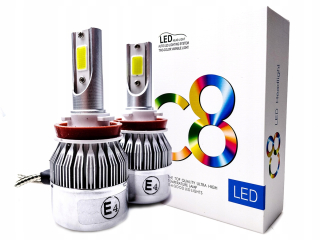 Žiarovky - LED žiarovky H4 16000LM CANBUS C8 dlhé/krátke