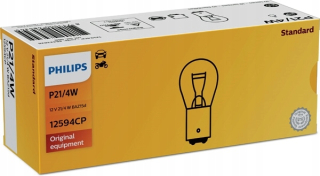 Žiarovky - Žiarovky Philips P21/4W 21/4W 12V BAZ15D 10 kusov