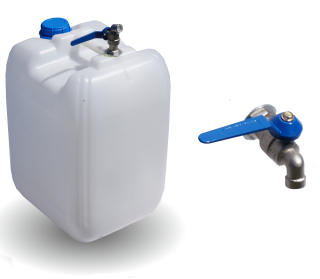 Kanister, bandaska - Plastový kanister 20 l CarNister Metal Tap