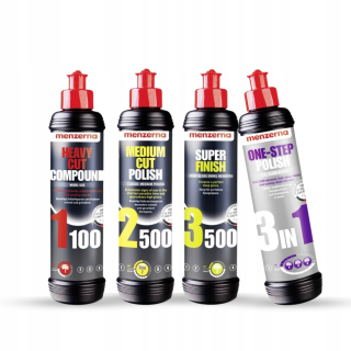 Paste Menzerna Set 250 ml 1100 2500 3500 3in1