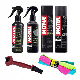 Motul + Mikrovláknová starostlivosť o motocykle
