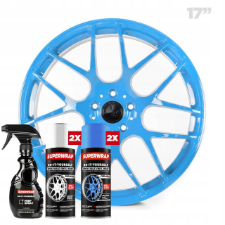 Sada na 17 "Santorini Blue Superprap Rims