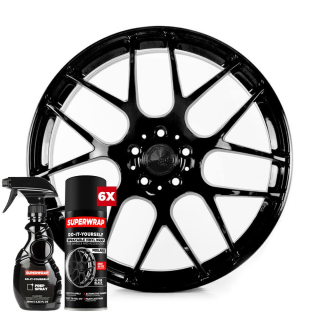 Sada pre 18-19 ráfikov „Gloss Black Superrap