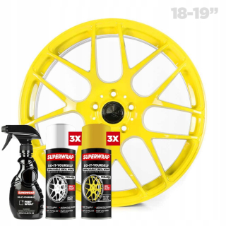 19 "Daytona Yellow Subbrowrap 19" Rims Set