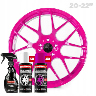 Sada na 20-22 "Sakura Pink Superprap Rims