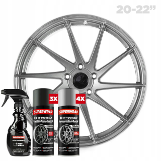 20-22 "Strieborné superprapové ráfiky