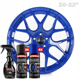 Sada na 20-22 "Targa Blue Superprap Rims