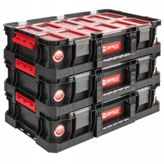Box, skrinka na náradie - Sada QBrick System Two Organer X3 Boxes