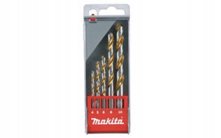 Vrtak, vrtáky - Sada 5 kovových cvičení Makita D-30514