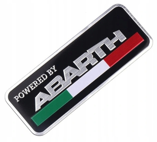 Emblmat poháňaný Abarth Fiat 500 Punto