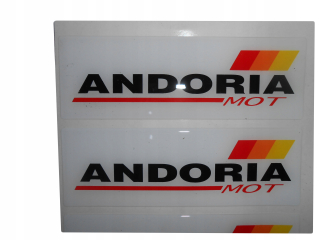 Logo znamenie Andoria Mot Biely nápis Emmlem