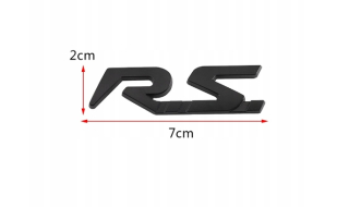 Emblmat Ranult RS Sport Black Stamp Sticker