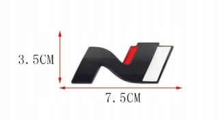 Hyundai n Line nline Emblem Stamp v grile 7.5