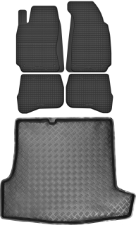 Gumové rohože do auta - VW Golf V 5 VI 6 03-16 Mats + Cover