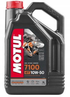 Syntetický olej Motul 7100 10W50 4L pre motory4t