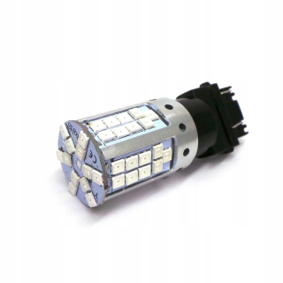 Žiarovky - LED žiarovka 3157 12-24V môže oranžovo-červená plechovka