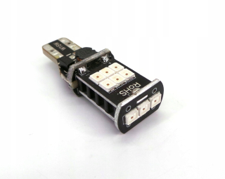 Žiarovky - LED žiarovka T15 12V Red Canbus 560LM W16W