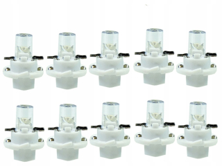 Žiarovky - LED žiarovka T5 R5 v väzniu B8.4d 12V 1,2 W 10 ks