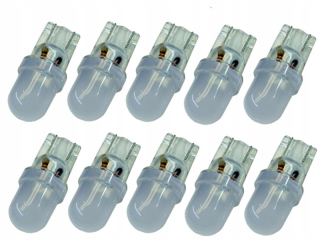 Žiarovky - LED žiarovka W5W T10 Difúzia W3W White 24V 10 ks