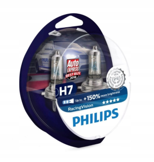 Žiarovky - Philips H7 12V Racing Vision +150% žiarovky
